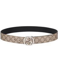 Gucci - Gg Interlocking Reversible Belt - Lyst