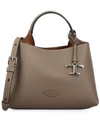 Tod's - T Timeless Micro Leather Handbag - Lyst