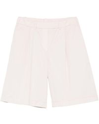 Via Masini 80 - Cotton Bermuda Shorts - Lyst