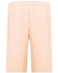 Homme Plissé Issey Miyake - Pleated Bermuda Shorts - Lyst
