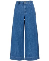 Max Mara - Flared Leg Denim Jeans - Lyst