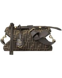 Fendi - By The Way Soft Medium Ff Jacquard Bag - Lyst