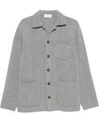 Lardini - Button-Fastening Cardigan - Lyst