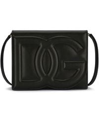 Dolce & Gabbana - Borsa A Tracolla Con Logo Goffrato - Lyst