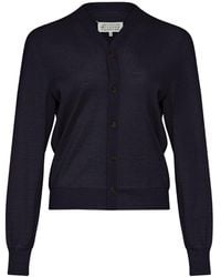 Maison Margiela - Wool V-Necked Cardigan - Lyst
