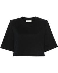 Isabel Marant - Zaely Cotton Cropped T-Shirt - Lyst