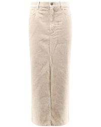 Isabel Marant - Odalie Cotton And Linen Skirt - Lyst