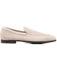 John Lobb - Tyne Suede Leather Loafers - Lyst