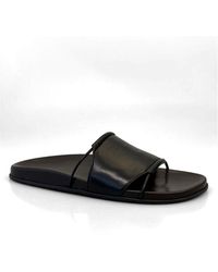 The Row - Vivienne Leather Sandals - Lyst