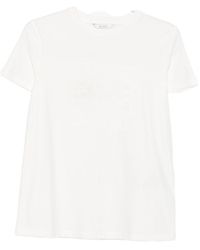 Max Mara - Logo Cotton T-Shirt - Lyst