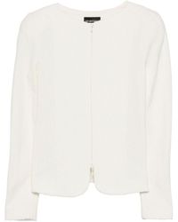 Emporio Armani - Cotton Blend Blazer Jacket - Lyst