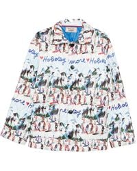 ALESSANDRO ENRIQUEZ - Printed Quilted Jacket - Lyst