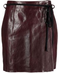 Our Legacy - Leather Skirt - Lyst