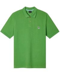 Paul Smith - Logo Cotton Polo Shirt - Lyst