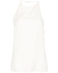 Alysi - Twill Silk Top - Lyst