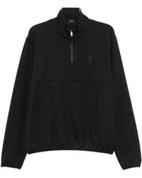 Brioni - Wool Half-Zip High Neck Sweater - Lyst
