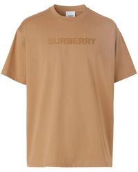 Burberry - T-shirt in cotone - Lyst