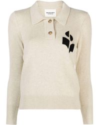 Isabel Marant - Nola Cotton Blend Polo Shirt - Lyst