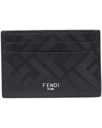 Fendi - Porta Carte Di Credito Slim Shadow - Lyst