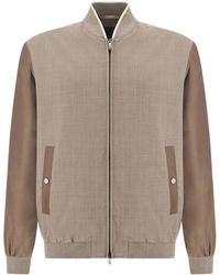 Paul & Shark - Hybrid Bomber Jacket - Lyst