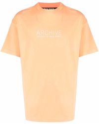 Palm Angels T-shirts And Polos Orange