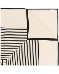 TOTEME - Monogram Silk Scarf - Lyst