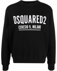 DSquared² - Ceresio9 Cool Sweatshirt Black - Lyst
