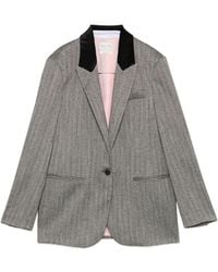 forte_forte - Single-Breasted Blazer Jacket - Lyst