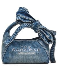 Marc Jacobs - The Mini Sack Denim Handbag - Lyst