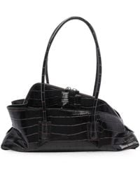 The Attico - La Passeggiata Small Leather Shoulder Bag - Lyst