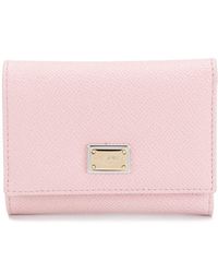 Dolce & Gabbana - Leather Flap French Wallet - Lyst