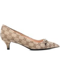 Gucci - Gg Motif Pumps - Lyst