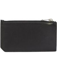Saint Laurent - Tiny Cassandre Fragments Card Holder With Zip - Lyst