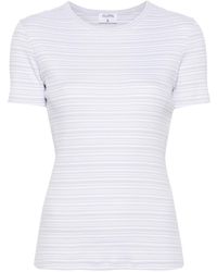 Filippa K - Striped Ribbed T-shirt - Lyst