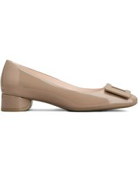 Roger Vivier - Roundy Patent Leather Ballets - Lyst