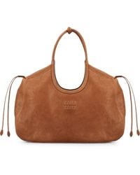 Miu Miu - Ivy Leather Shoulder Bag - Lyst
