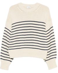 Alysi - Cotton Crewneck Sweater - Lyst