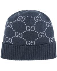 Gucci - Gg-Jacquard Cashmere Beanie - Lyst