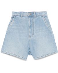 Emporio Armani - Denim Shorts - Lyst