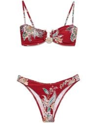Zimmermann - Rhiannon Knot Trim Bikini By - Lyst