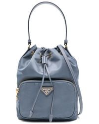 Prada - Duet Re-Nylon Bucket Bag - Lyst