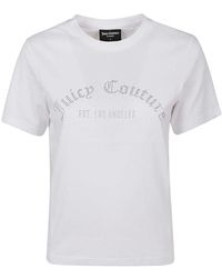 Juicy Couture - T-shirt In Cotone Con Logo - Lyst