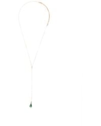 TOTEME - Jade Drop Necklace - Lyst