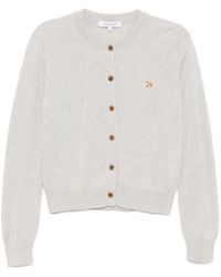 Maison Kitsuné - Wool Cardigan - Lyst