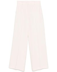 MSGM - Viscose Trousers - Lyst