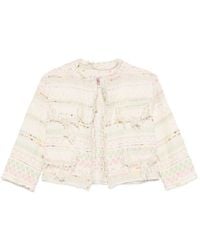 Bye - Cotton Blend Short Jacket - Lyst