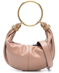 Chloé - Mini Hobo Handbag With Metallic Accents - Lyst