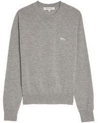 Maison Kitsuné - 'Baby Fox Regular Fit Pullover - Lyst