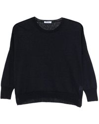 Base London - Linen And Cotton Blend Sweater - Lyst