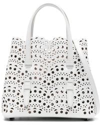 Alaïa - Mina 20 Leather Handbag - Lyst